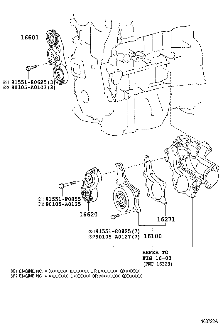 TOYOTA 166200V010 - Tendicinghia, Cinghia Poly-V www.autoricambit.com