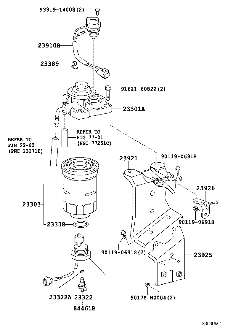 MAN 2330364010 - Filtro carburante www.autoricambit.com