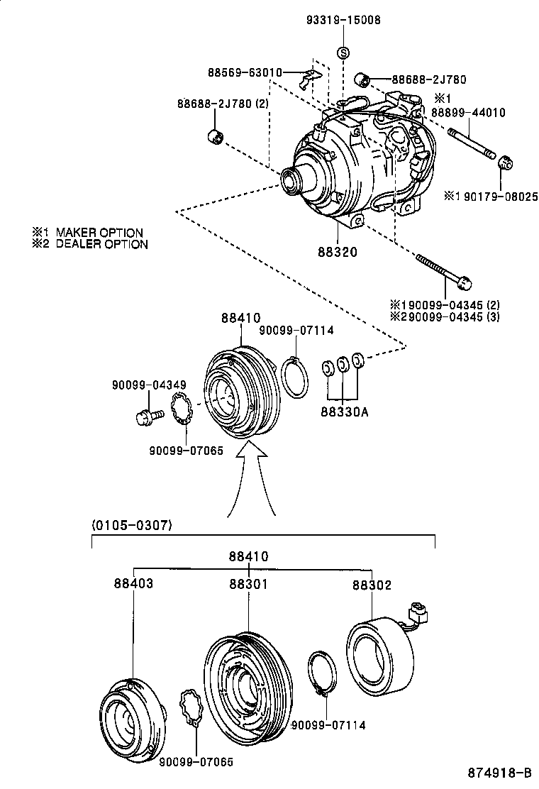 TOYOTA 88320-42110 - Compressore, Climatizzatore www.autoricambit.com