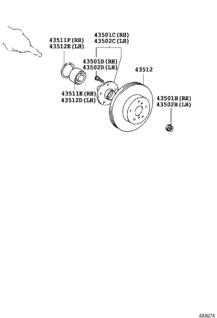 Opel 90369-43009 - Kit cuscinetto ruota www.autoricambit.com