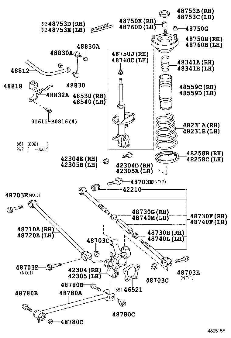 Opel 48754-05010 - Kit parapolvere, Ammortizzatore www.autoricambit.com