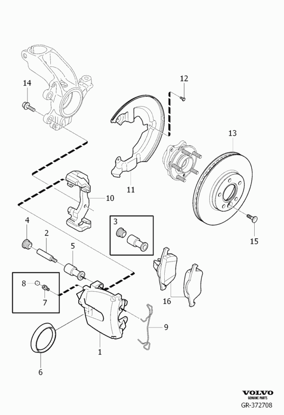 Volvo 31400817 - Kit freno, Freno a disco www.autoricambit.com