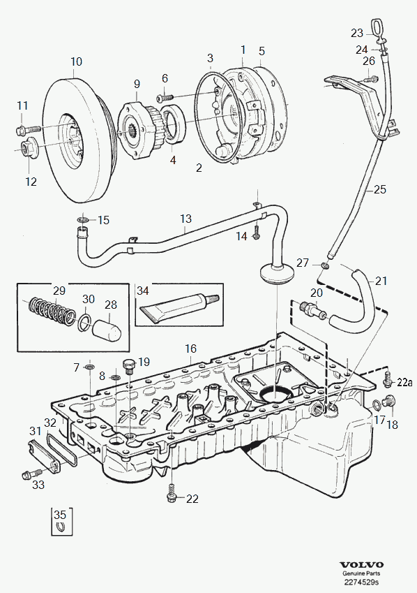 Volvo 8642559 - Guarnizione, Collettore aspirazione www.autoricambit.com