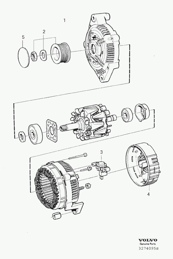 Volvo 9459077 - Alternatore www.autoricambit.com