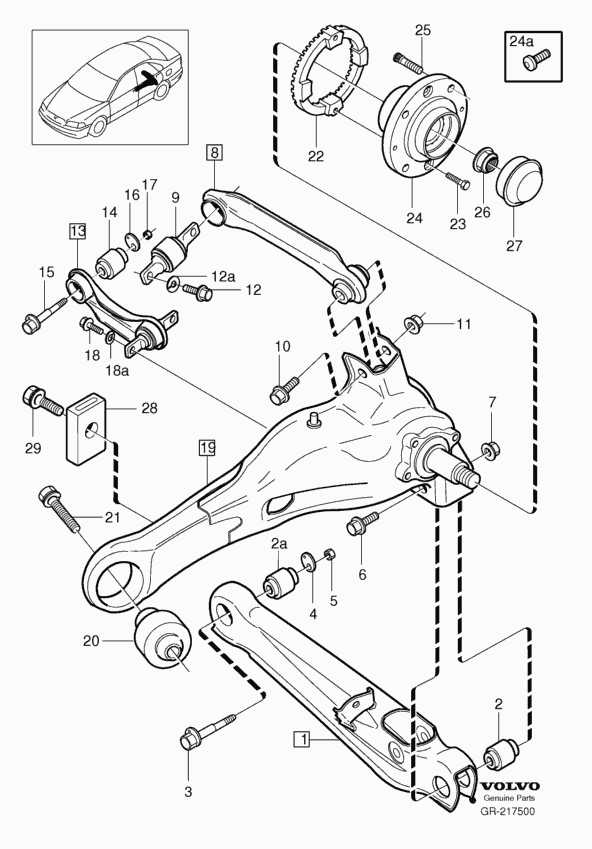 Volvo 30871217 - Sospensione a ruote indipendenti www.autoricambit.com