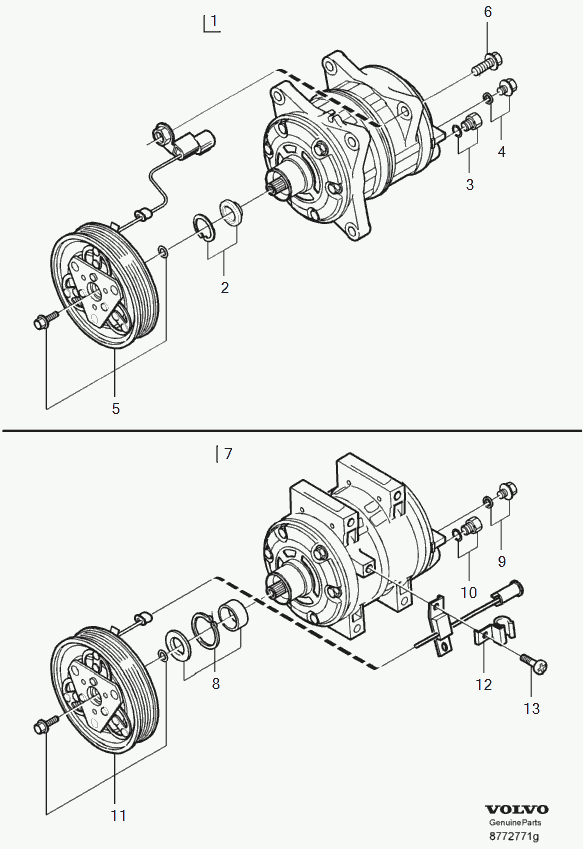 Volvo 8603127 - Compressore, Climatizzatore www.autoricambit.com