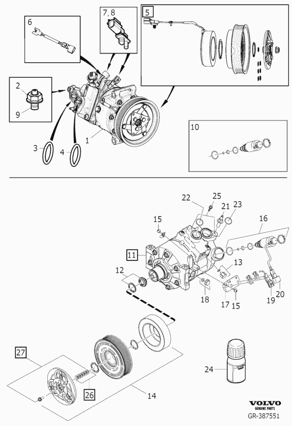 FORD 36002585 - Compressore, Climatizzatore www.autoricambit.com