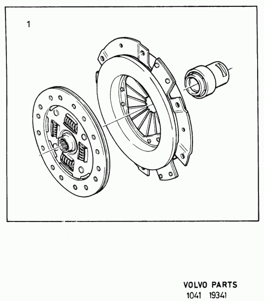 Volvo 3344287 - Kit frizione www.autoricambit.com