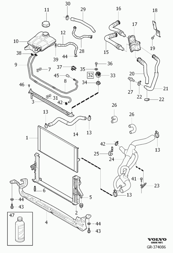 Volvo 30 776 151 - Serbatoio compensazione, Refrigerante www.autoricambit.com