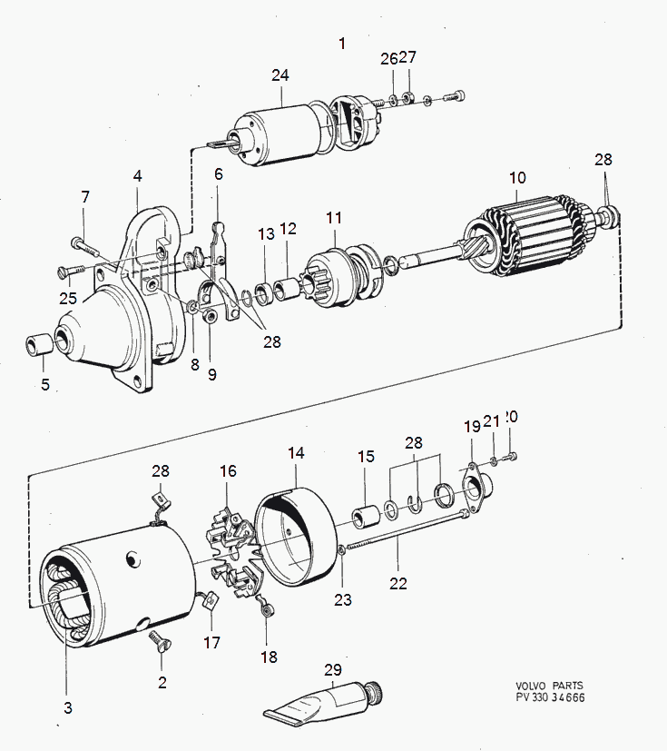 Volvo 1 346 707 - Motorino d'avviamento www.autoricambit.com