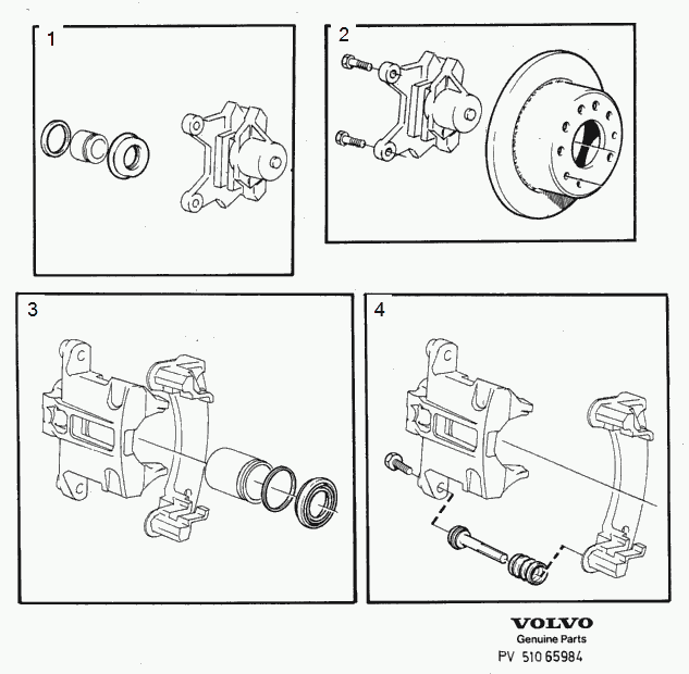 Volvo 31262098 - Kit freno, Freno a disco www.autoricambit.com