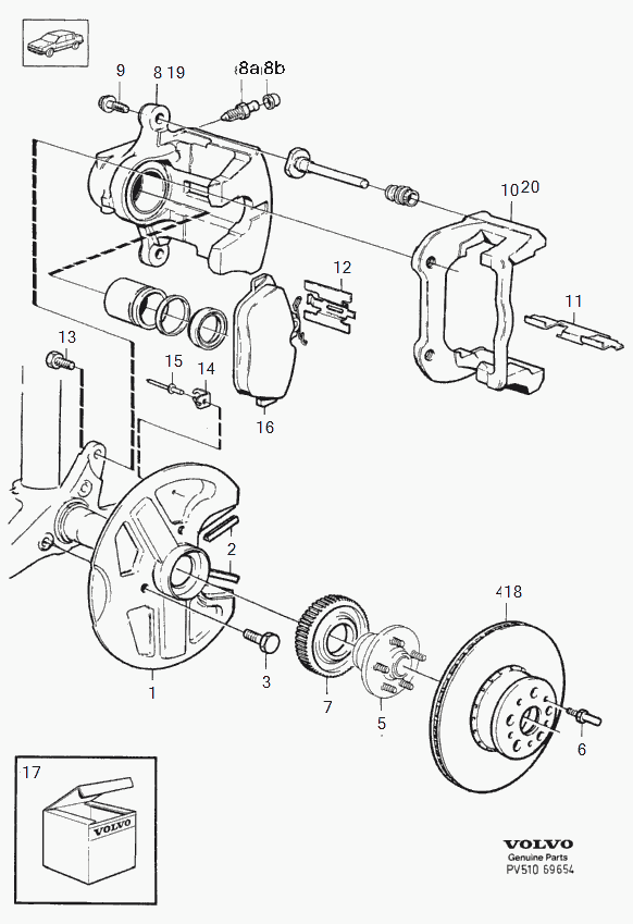 Volvo 6848902 - Discofreno www.autoricambit.com