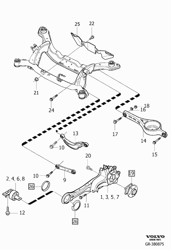 FORD 31212034 - Kit riparazione, Braccio oscillante www.autoricambit.com