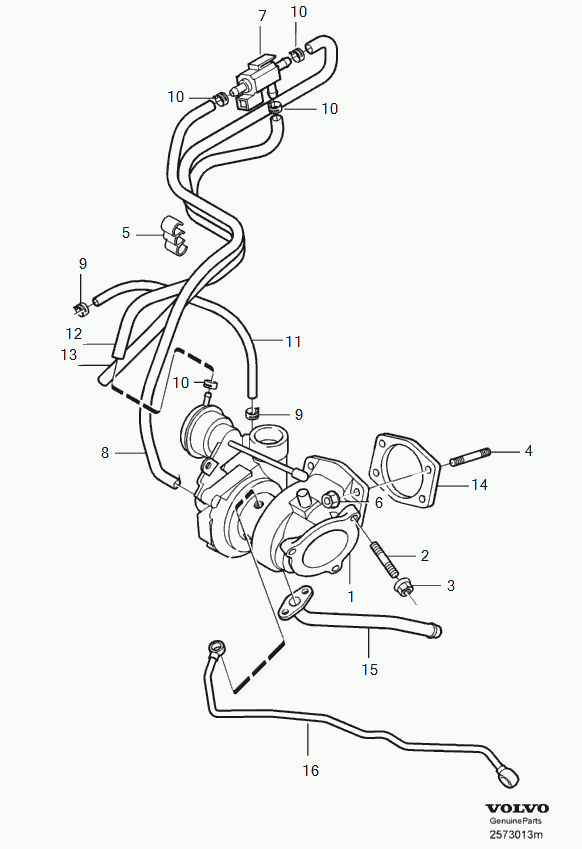 Volvo 8601458 - Turbocompressore, Sovralimentazione www.autoricambit.com