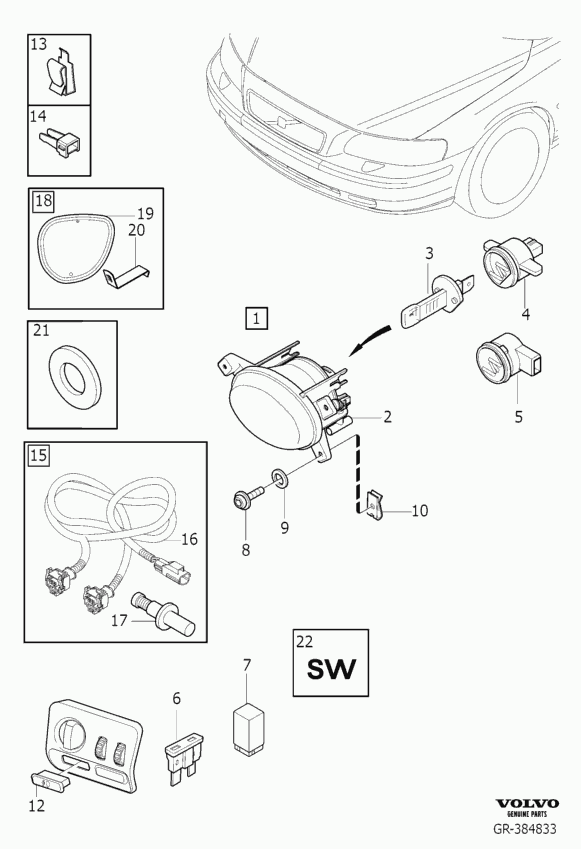 Volvo 30765031 - Relè, Corrente di lavoro www.autoricambit.com