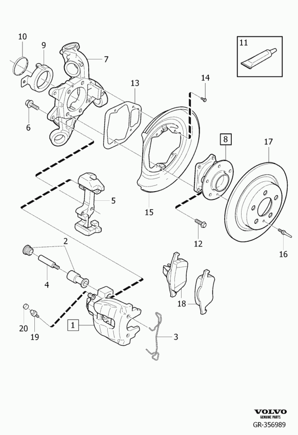 Volvo 31340689 - Kit cuscinetto ruota www.autoricambit.com