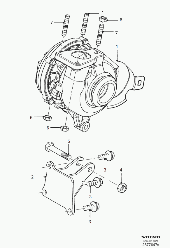 Volvo 36002265* - Turbocompressore, Sovralimentazione www.autoricambit.com