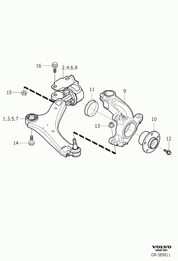 FORD 31387571 - Silent Block, Supporto Braccio Oscillante www.autoricambit.com