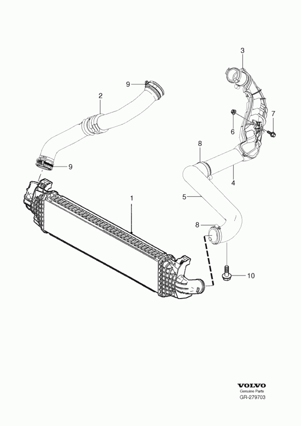 Volvo 31338471 - Intercooler www.autoricambit.com