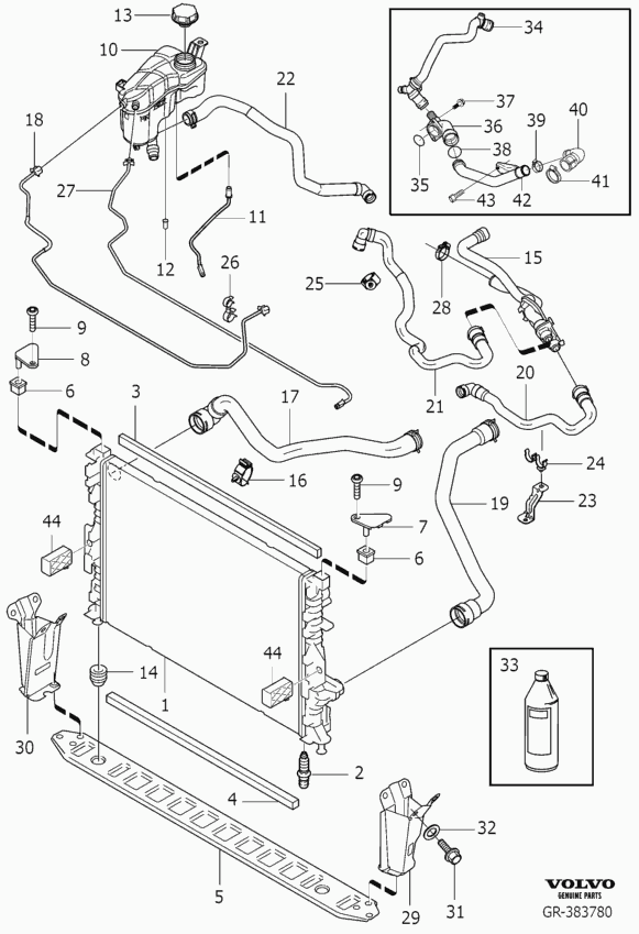 Volvo 36000797 - Radiatore, Raffreddamento motore www.autoricambit.com