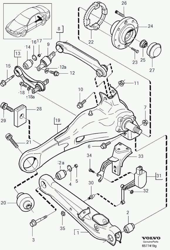 Volvo 30889072 - Kit cuscinetto ruota www.autoricambit.com