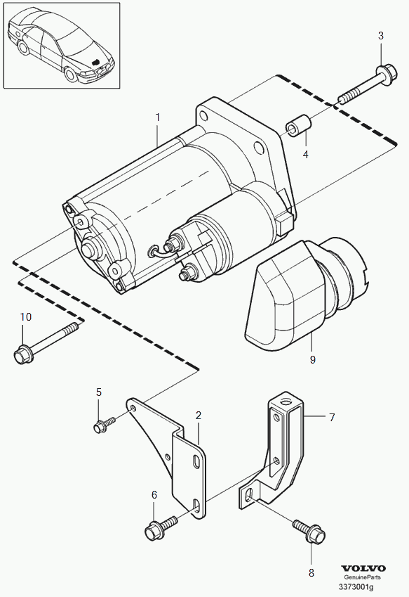 Volvo 8251642 - Motorino d'avviamento www.autoricambit.com