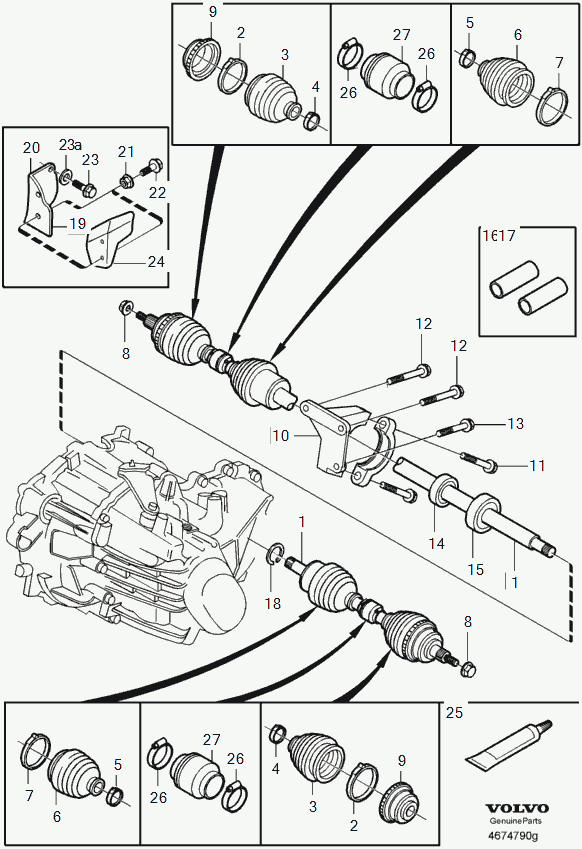 Volvo 9200250 - Kit cuscinetto ruota www.autoricambit.com