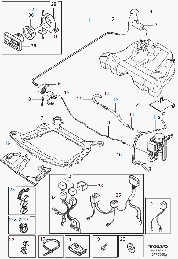 Volvo 976559 - Separatore olio, Ventilazione monoblocco www.autoricambit.com