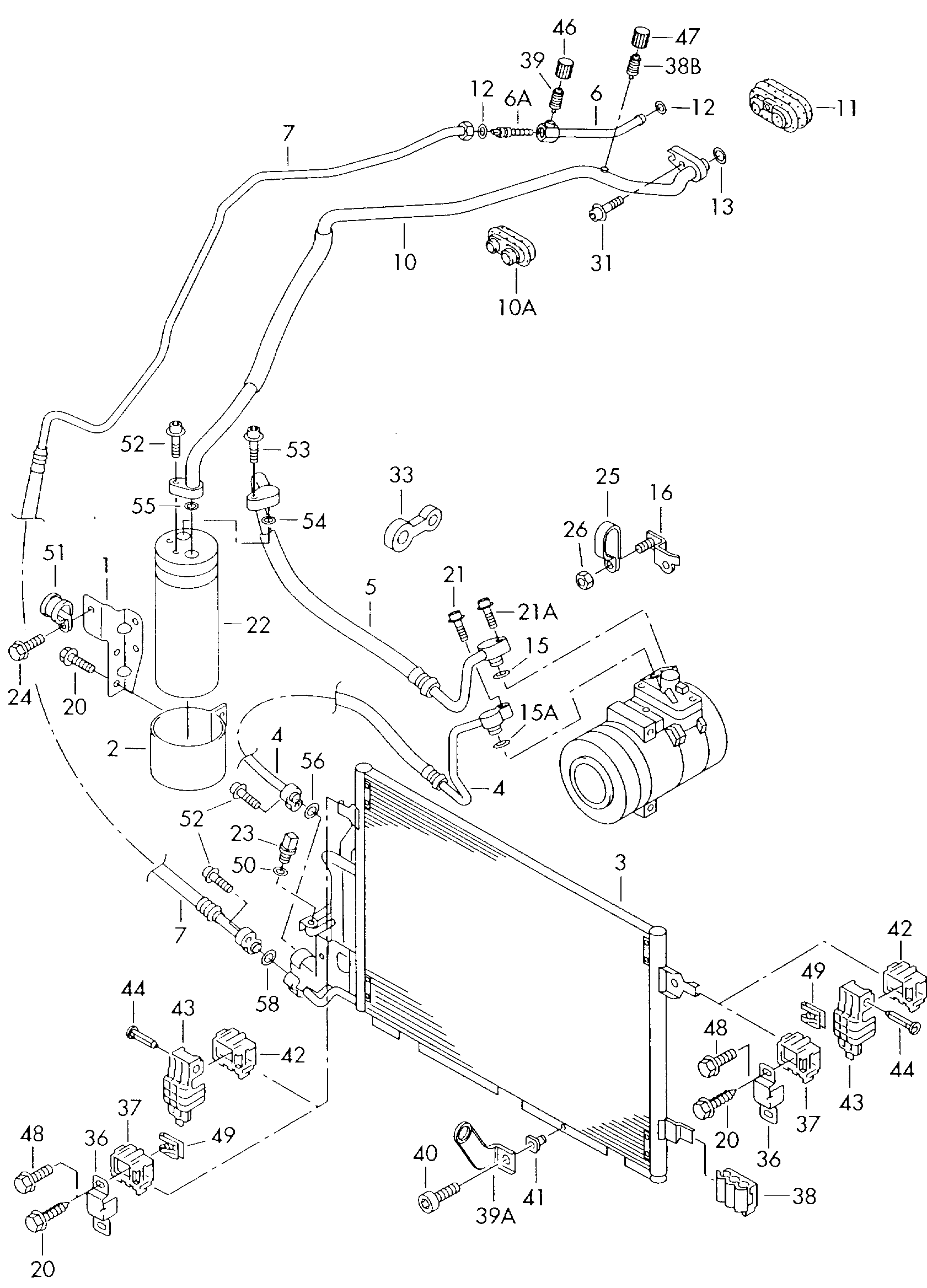 VAG 3B0820193 - Essiccatore, Climatizzatore www.autoricambit.com