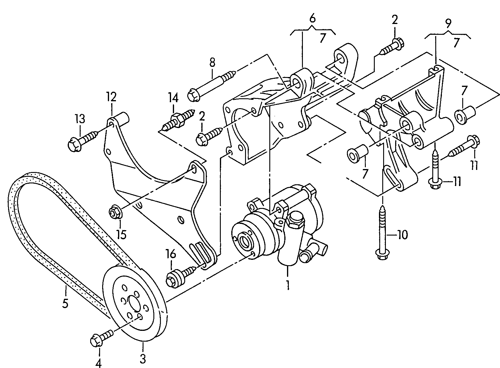 VAG 028145271K - Cinghia trapezoidale www.autoricambit.com