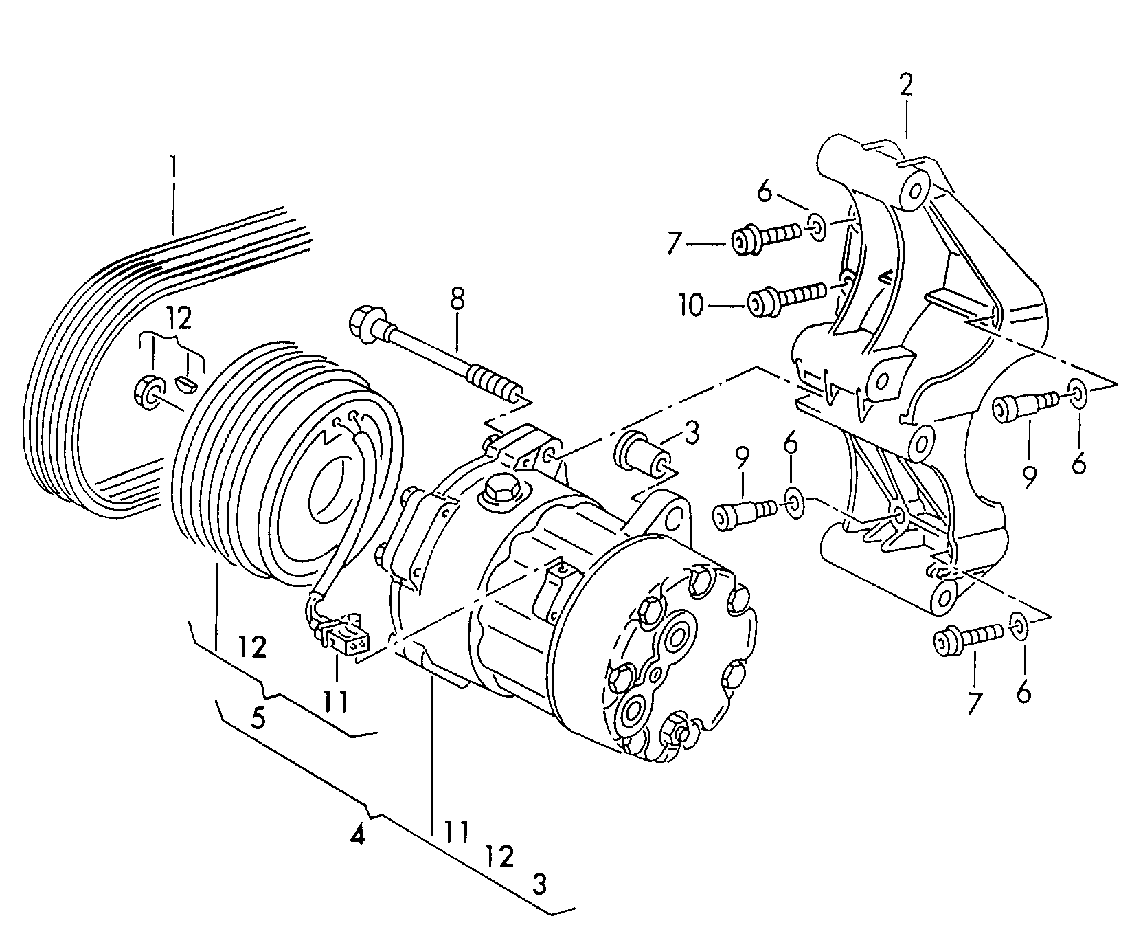 VAG 7M0820803N - Compressore, Climatizzatore www.autoricambit.com