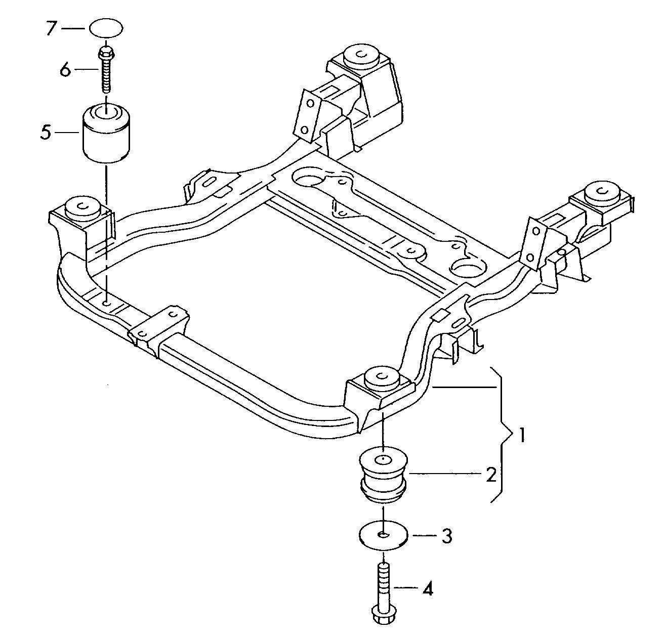 VW N   910 352 02 - Kit riparazione, Sospensione ruota www.autoricambit.com