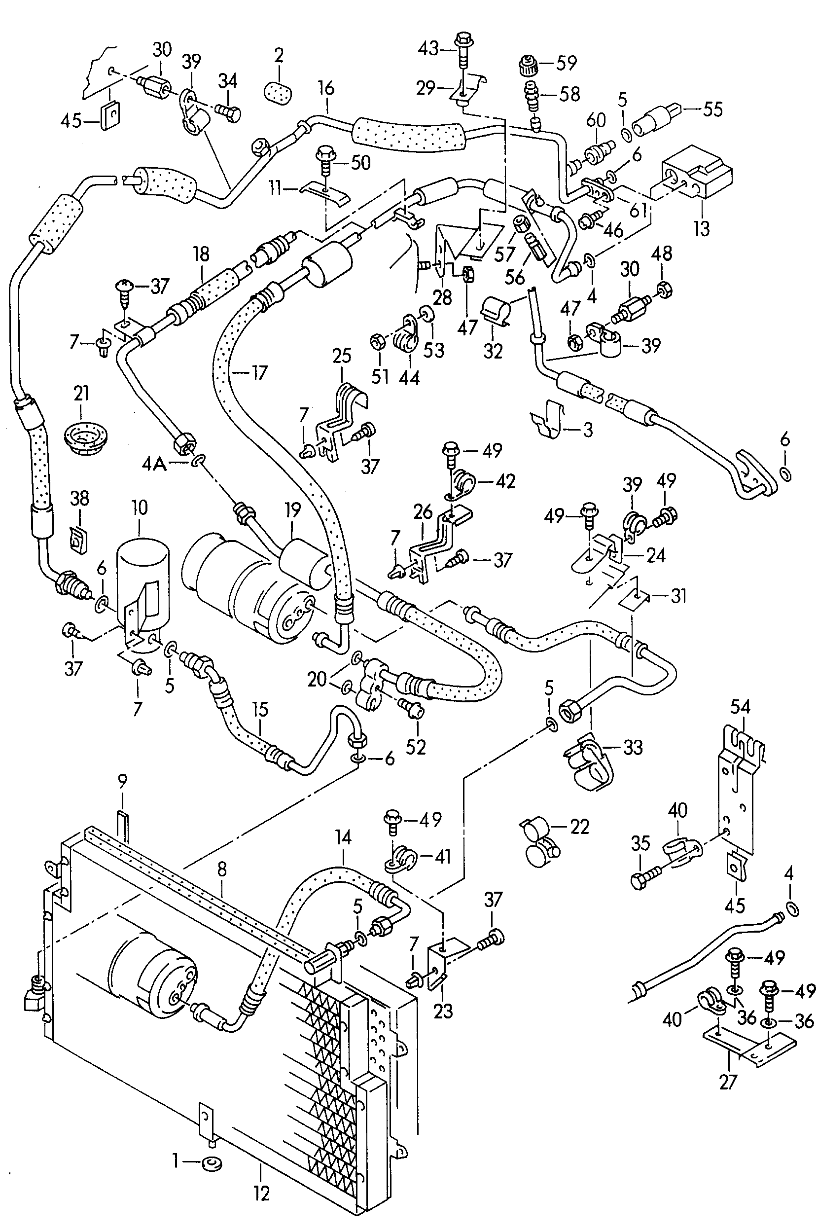 VW 3A0820191 - Essiccatore, Climatizzatore www.autoricambit.com