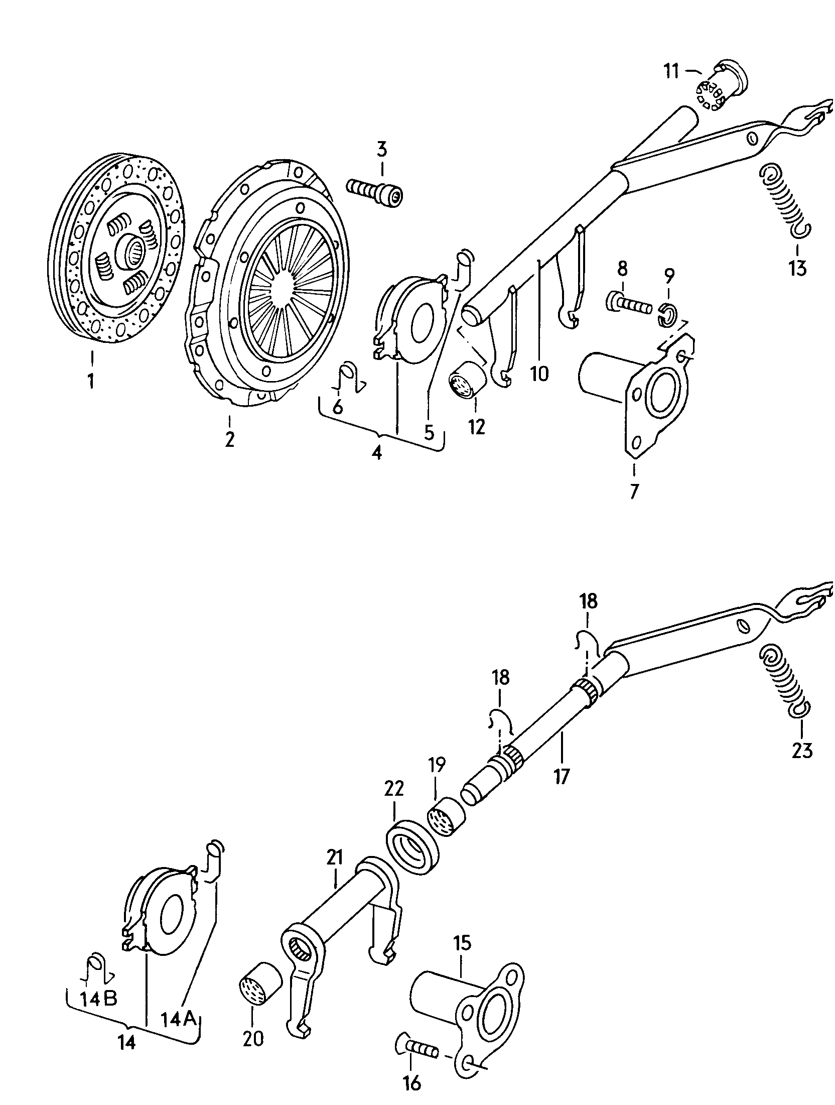 VW 085 141 165  H - Reggispinta distacco frizione www.autoricambit.com