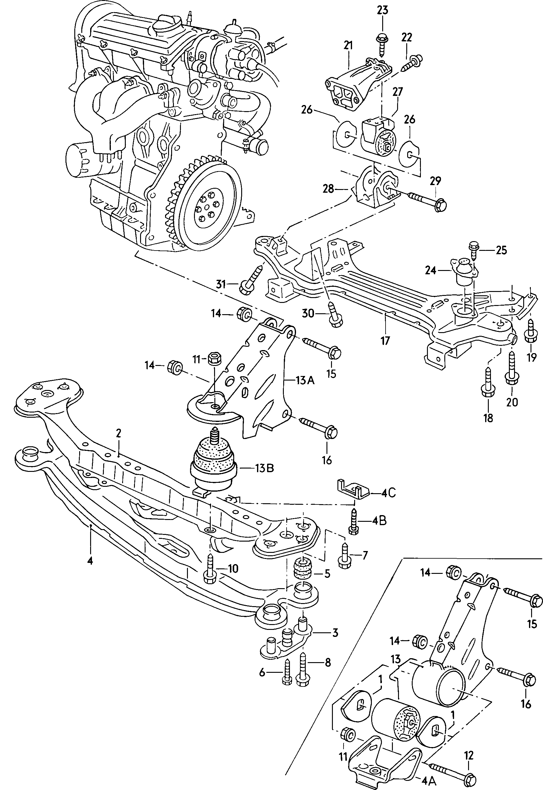 VAG N  90226404 - Dado, Collettore gas scarico www.autoricambit.com