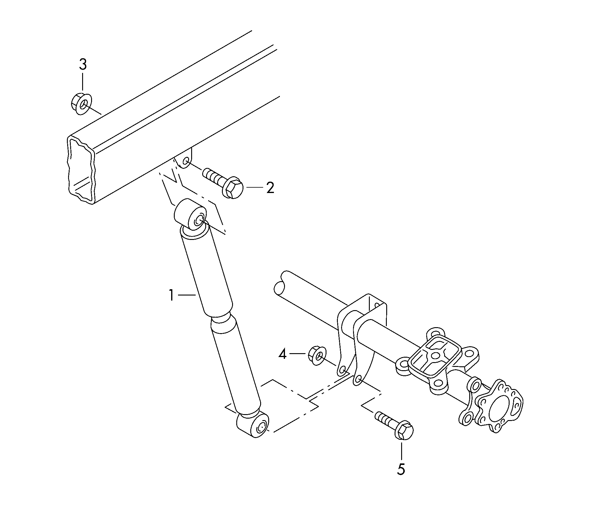 VW N   907 541 02 - Kit riparazione, Sospensione ruota www.autoricambit.com