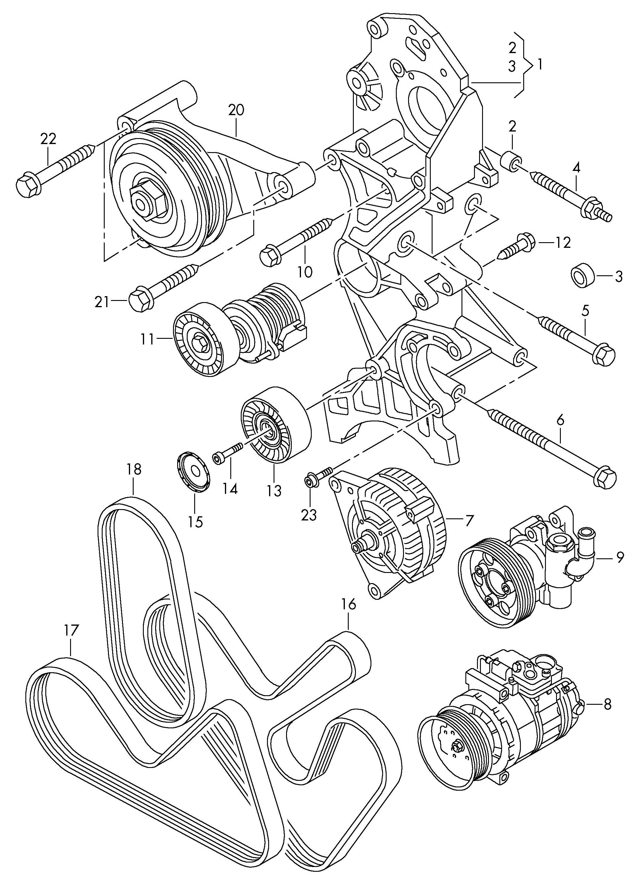 VAG 03L 903 137 AB - Cinghia Poly-V www.autoricambit.com