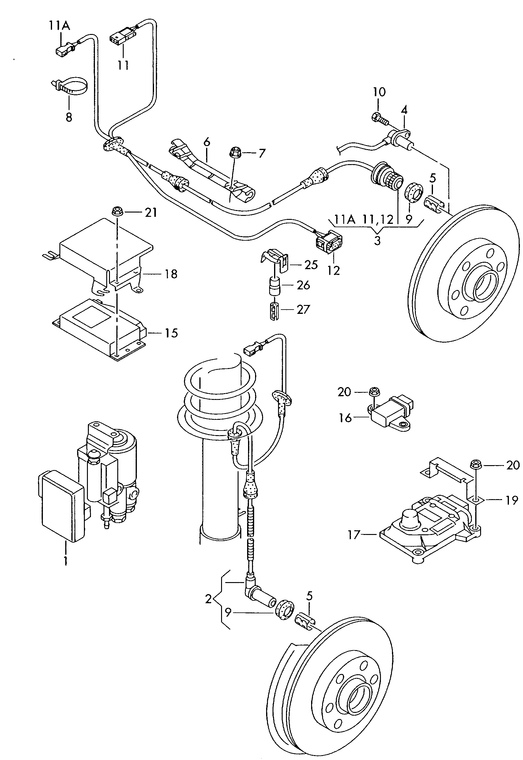 VAG 4B0 998 375 - Kit centralina www.autoricambit.com