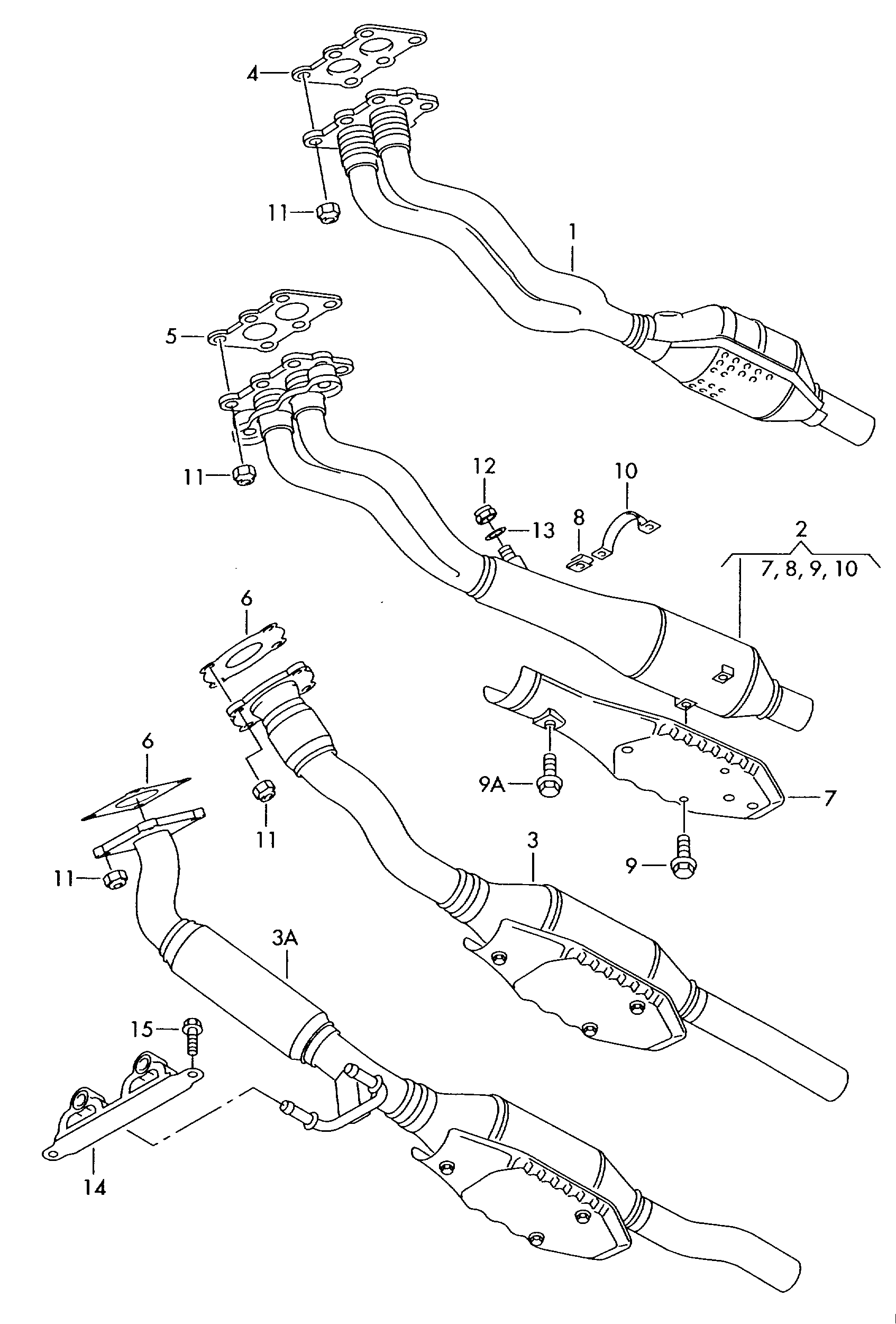 VAG 1J0254502RX - Catalizzatore www.autoricambit.com