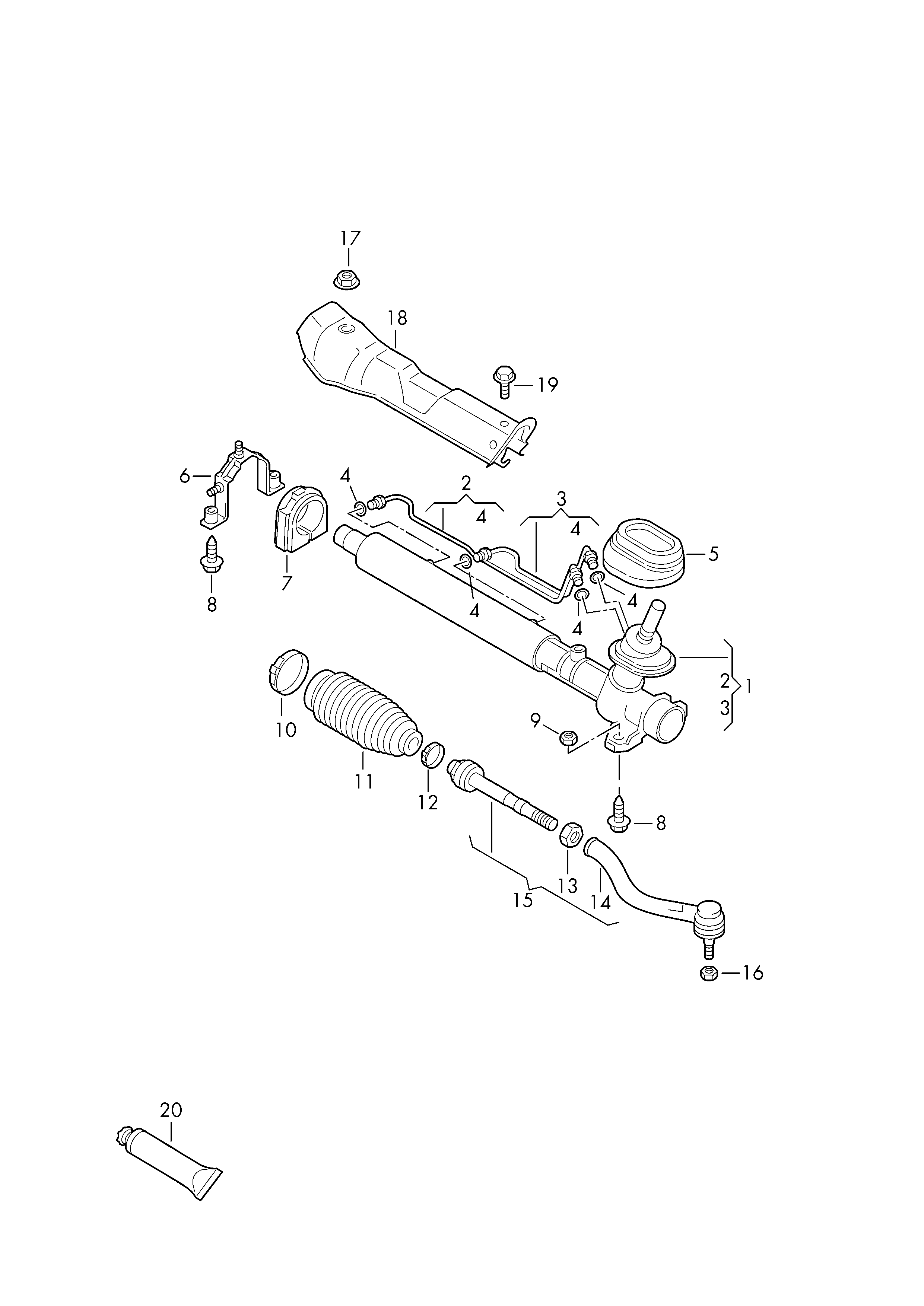 VAG 7M3422061E - Scatola guida www.autoricambit.com