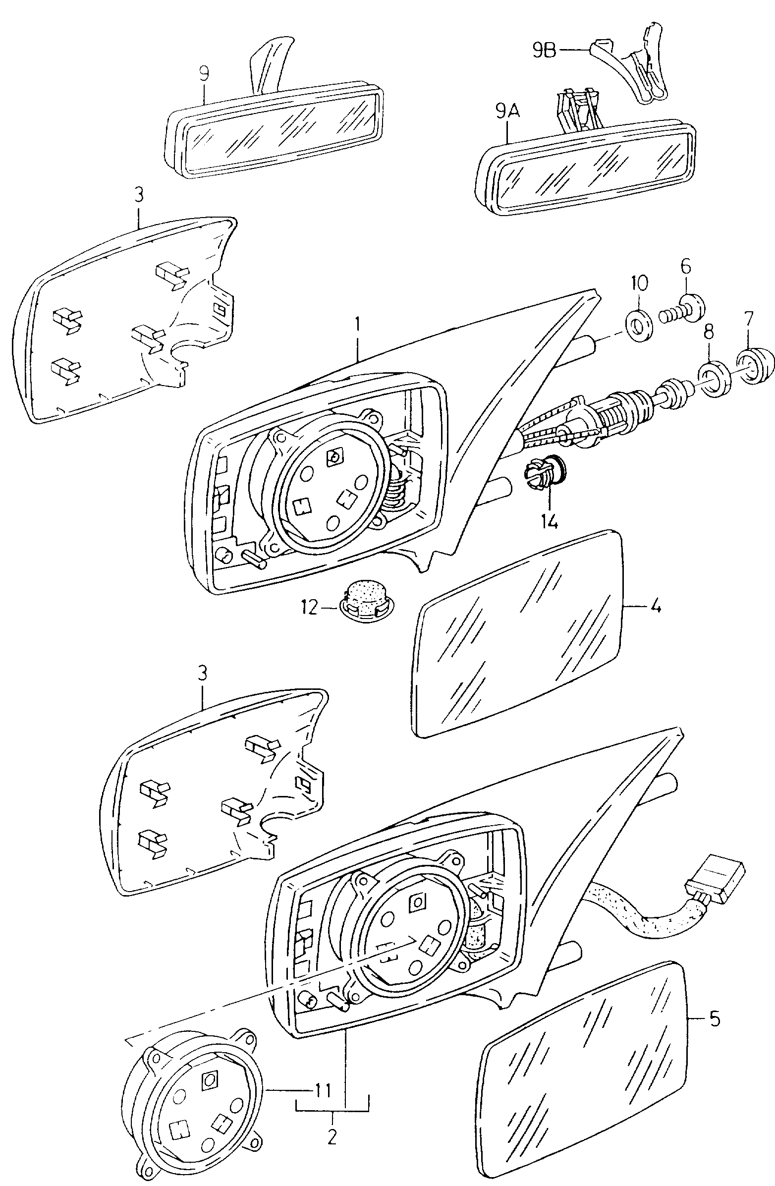 VAG 6N1857522 - Specchio retrovisore esterno www.autoricambit.com