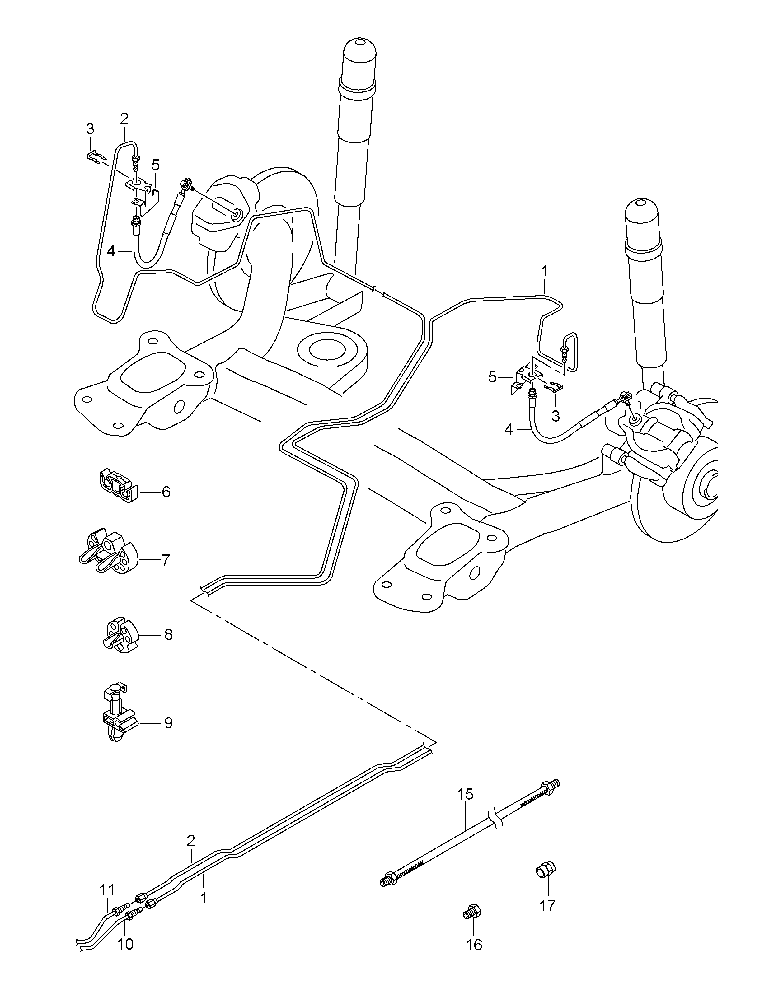 VAG 5Q0 611 775J - Flessibile del freno www.autoricambit.com