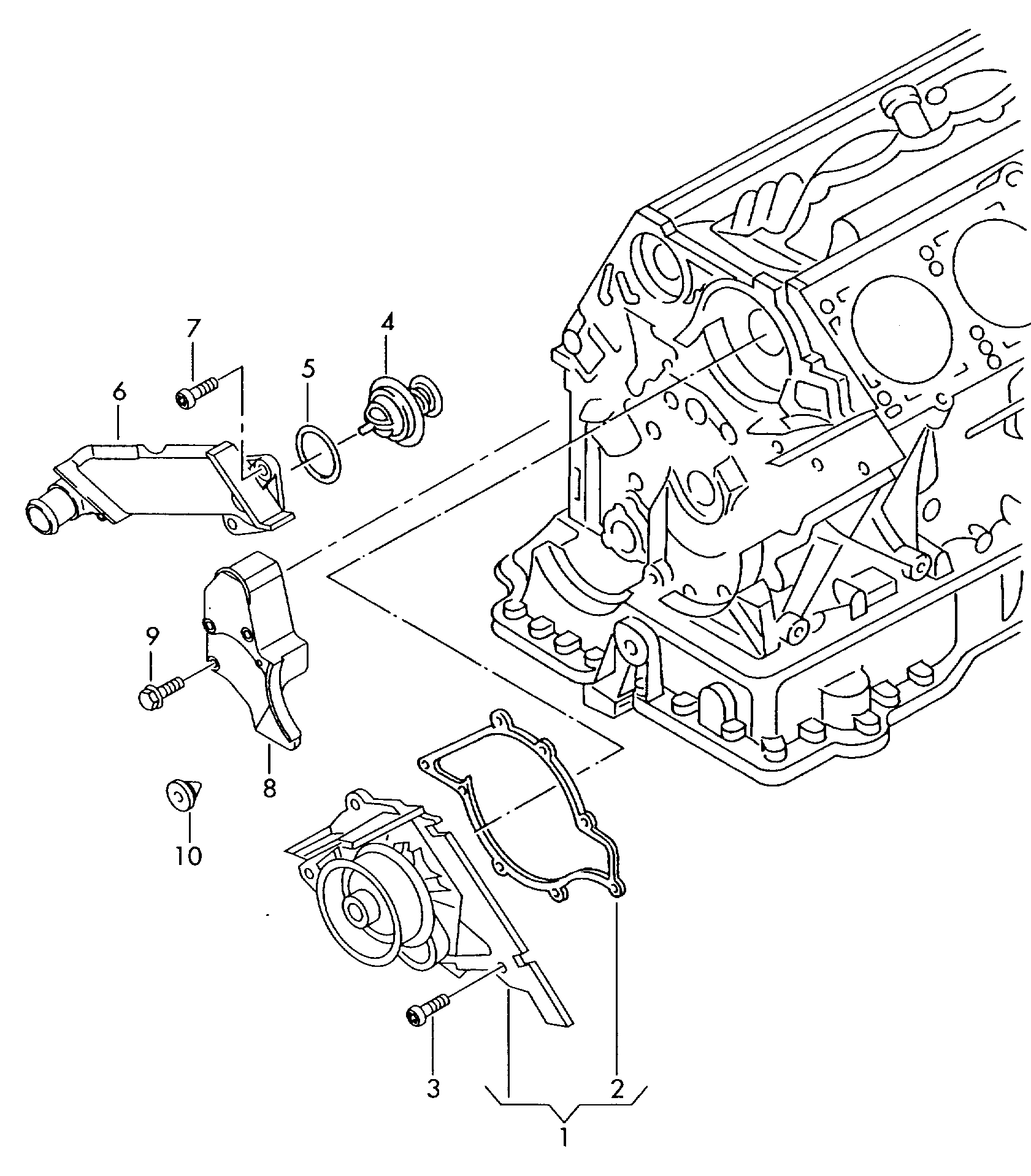 VAG 077 121 113D - Termostato, Refrigerante www.autoricambit.com